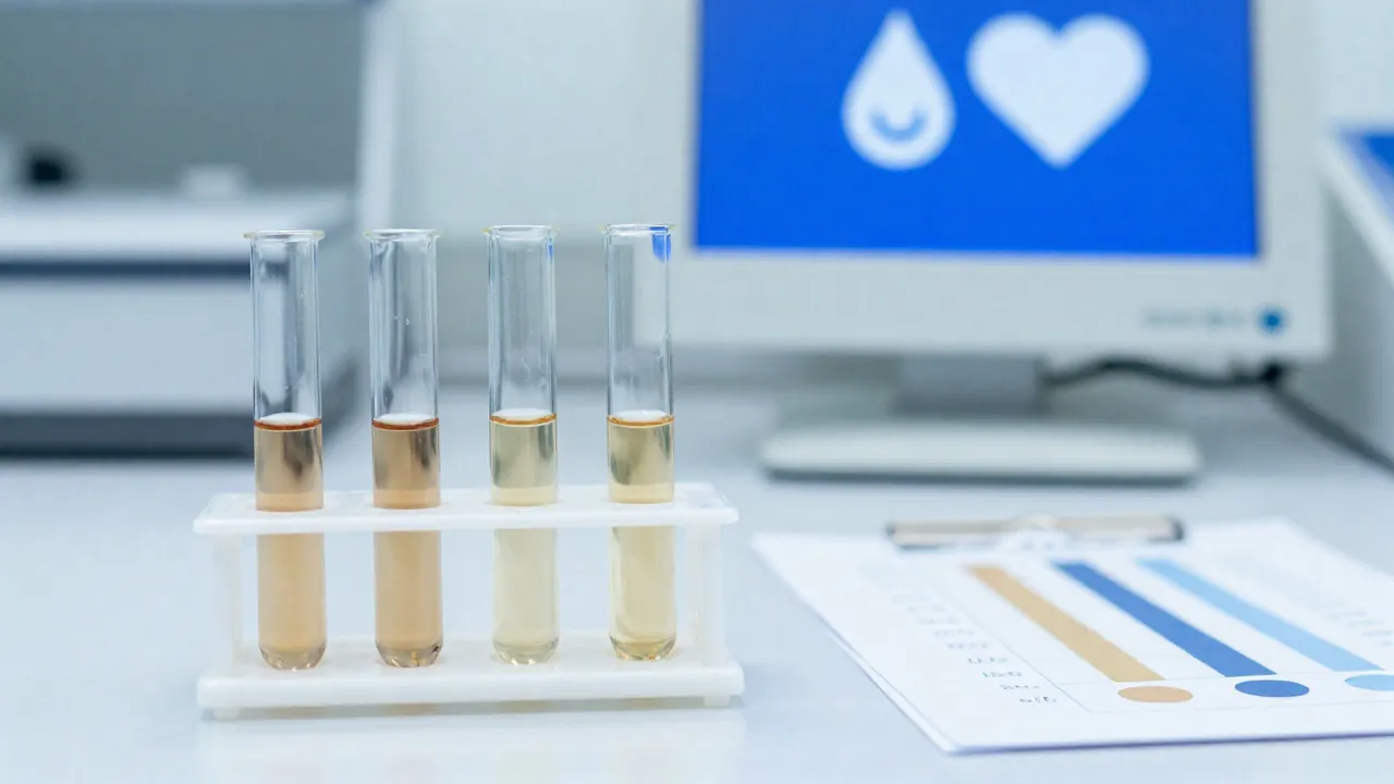 Podwyższony cholesterol, co oznacza wynik powyżej normy? Lipidogram z próbkami krwi - Podwyższony cholesterol – co oznacza wynik powyżej normy?