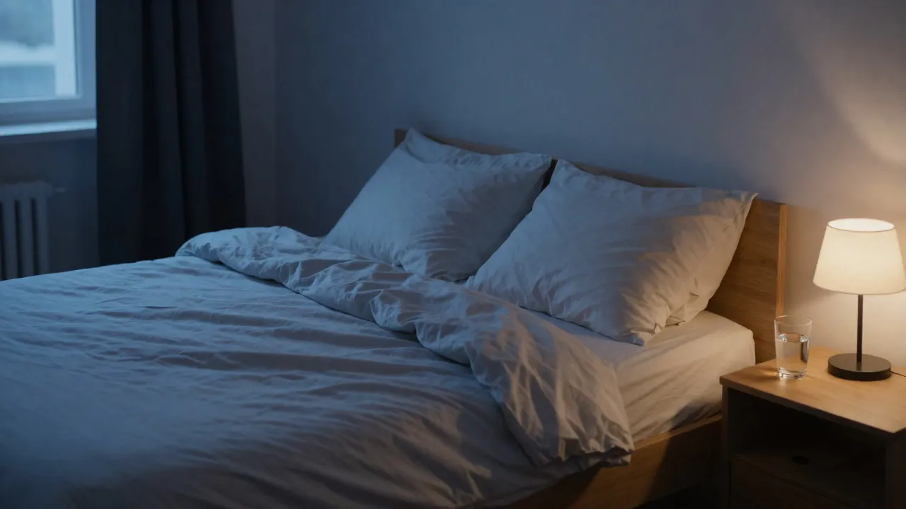 Nieuporządkowane łóżko i nocna przestrzeń przy temacie Ciągłe zmęczenie i senność, jakie mogą być przyczyny - Ciągłe zmęczenie i senność – jakie mogą być przyczyny?