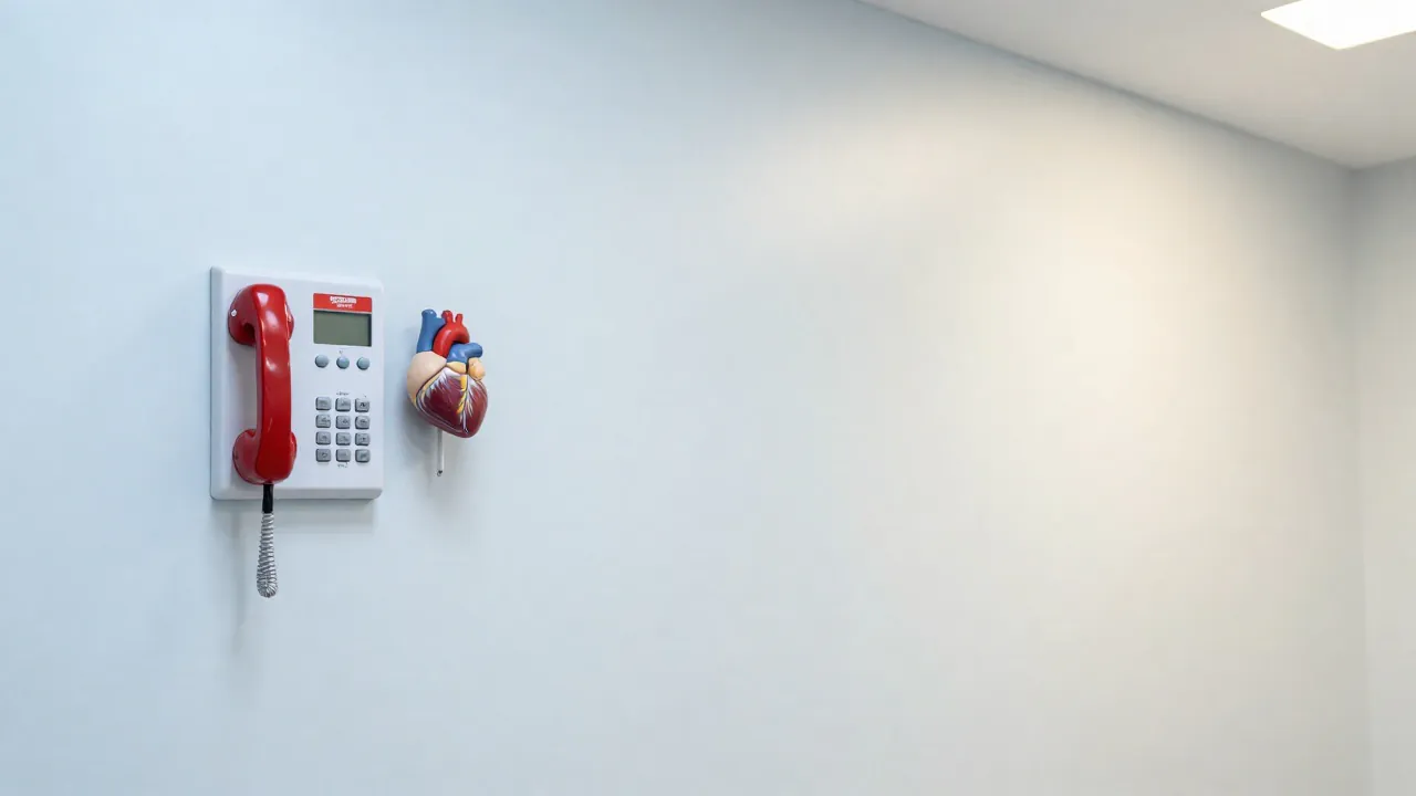 Ból promieniujący do ręki i wezwanie pomocy przy podejrzeniu stanu nagłego